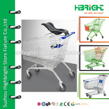 supermarket steel storage trolley